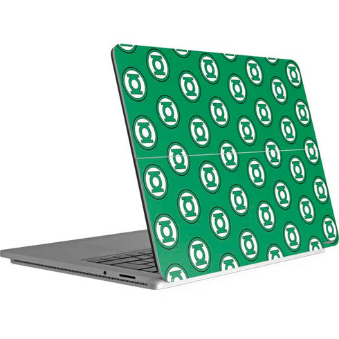 DC Comics Green Lantern Logo Pattern Surface Laptop Studio Skin
